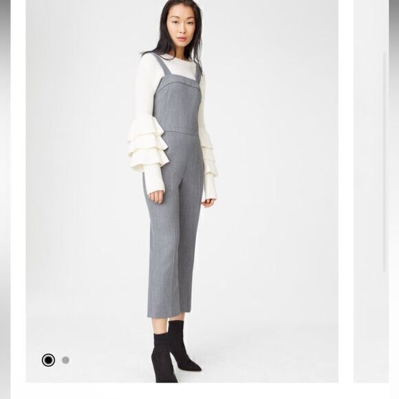 Club Monaco Jumpsuit Excellent Condition,Gray, Size 4,Sleek & Sophisticated